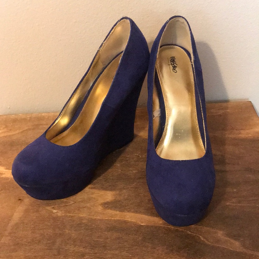 Royal Blue wedges
